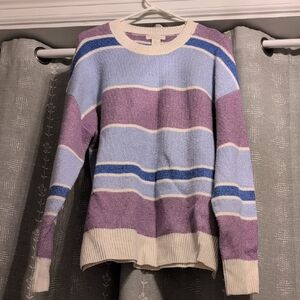 Christian Siriano Pastel Striped Sweater